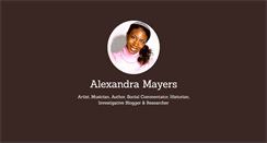 Desktop Screenshot of alexandramayers.com